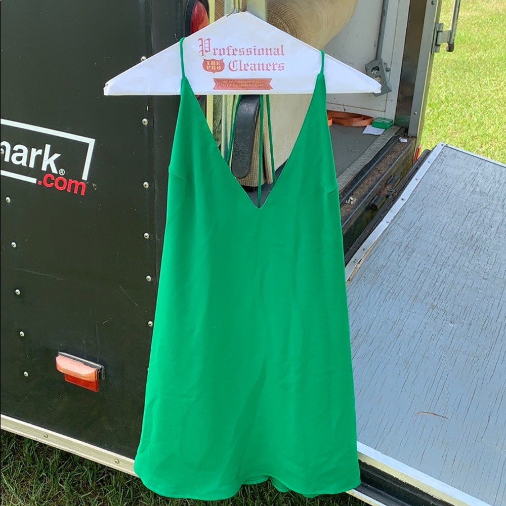 Green dress